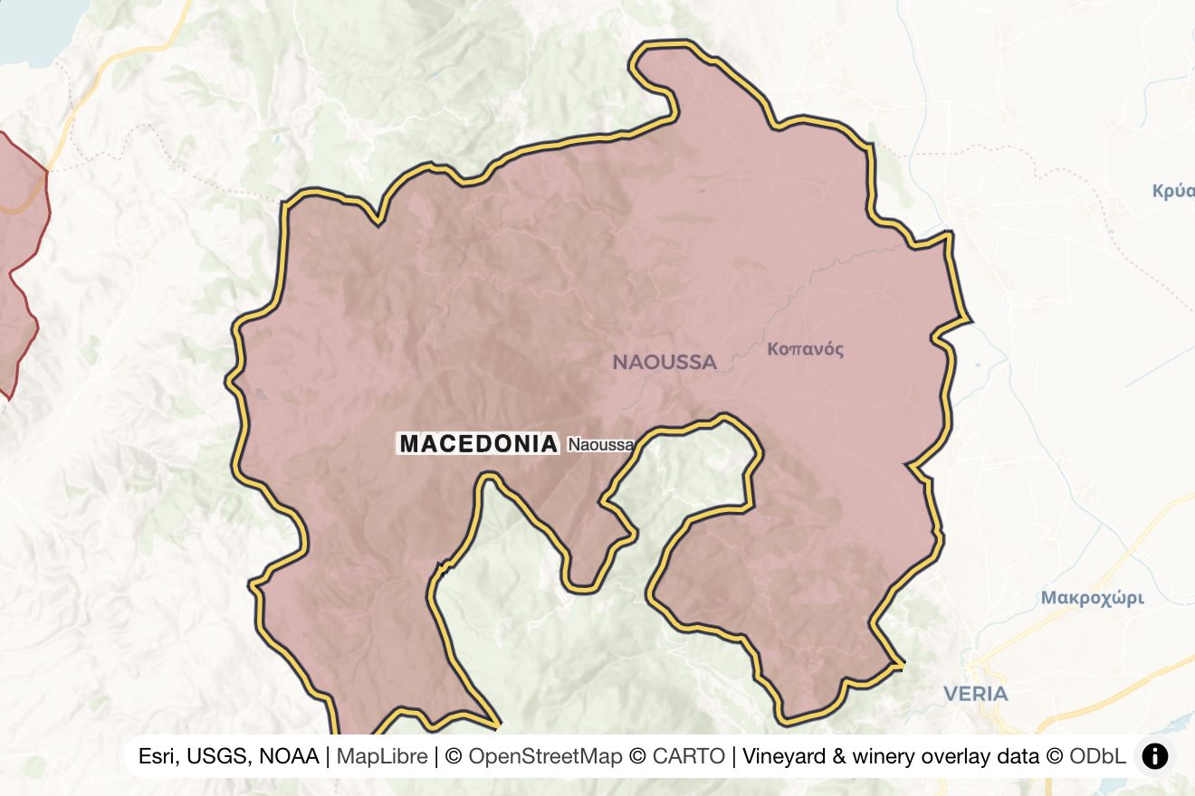 Map of Naoussa