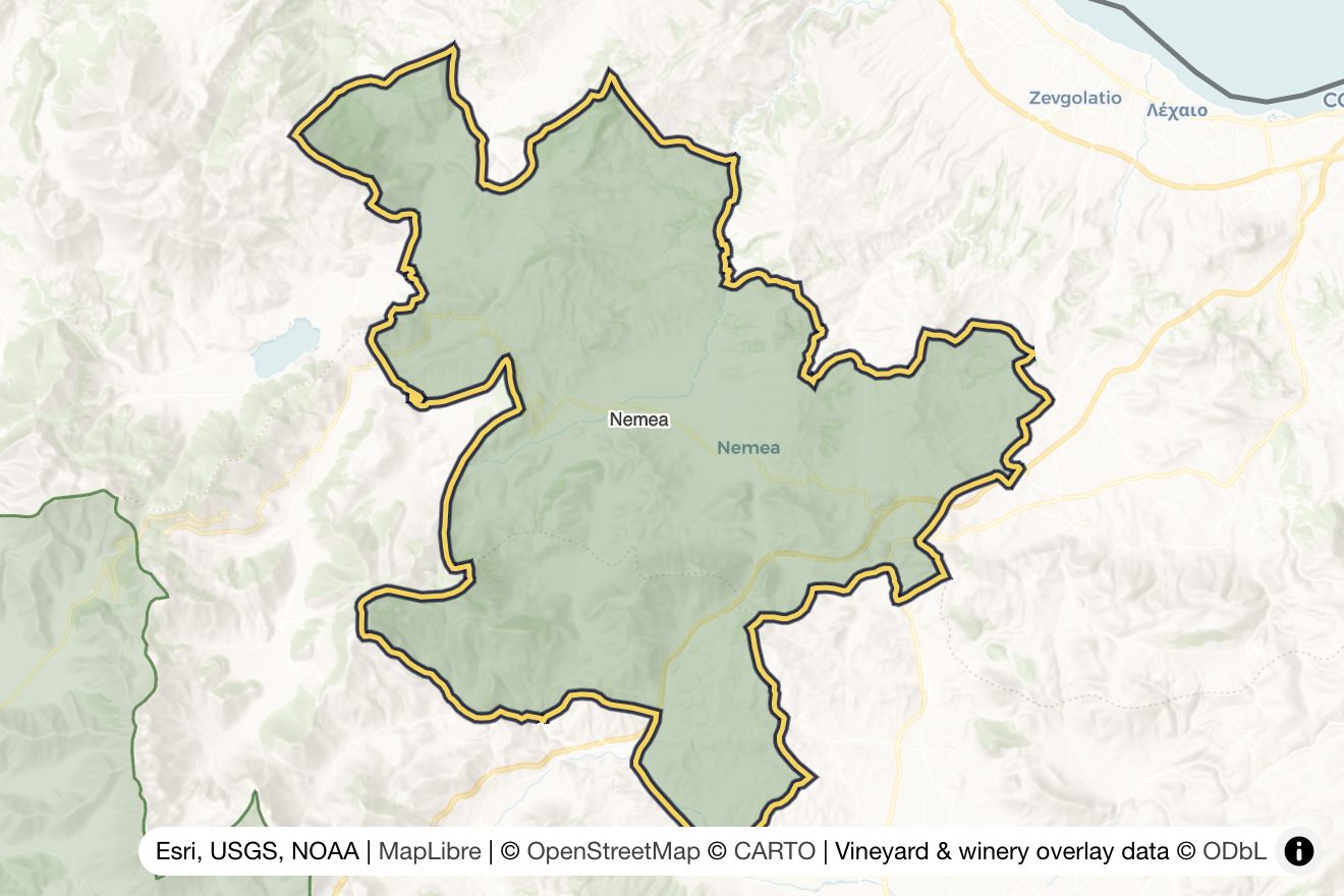 Map of Nemea