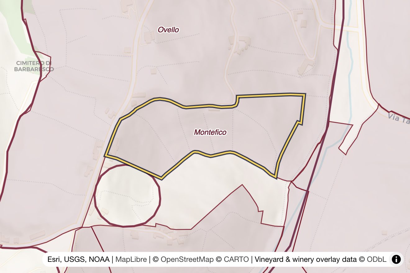 Map of Montefico