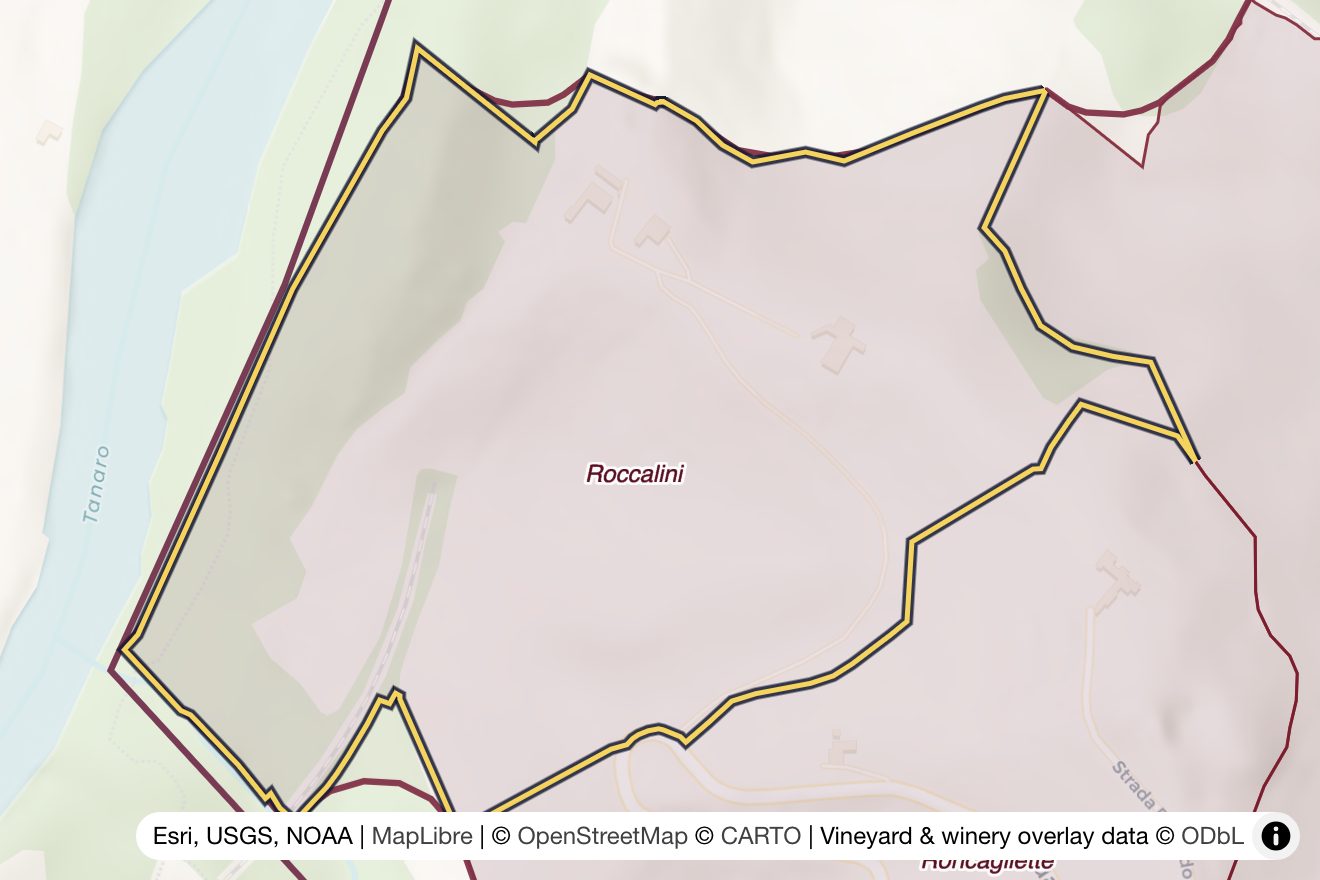 Map of Roccalini