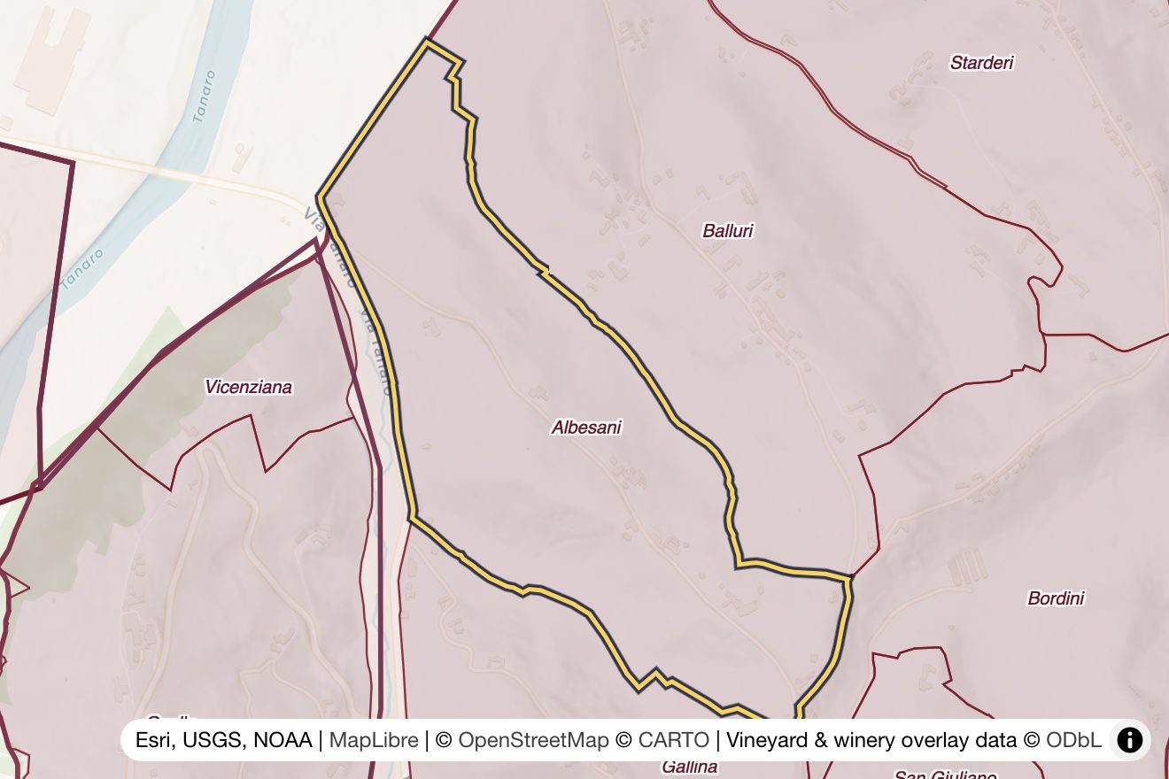 Map of Albesani