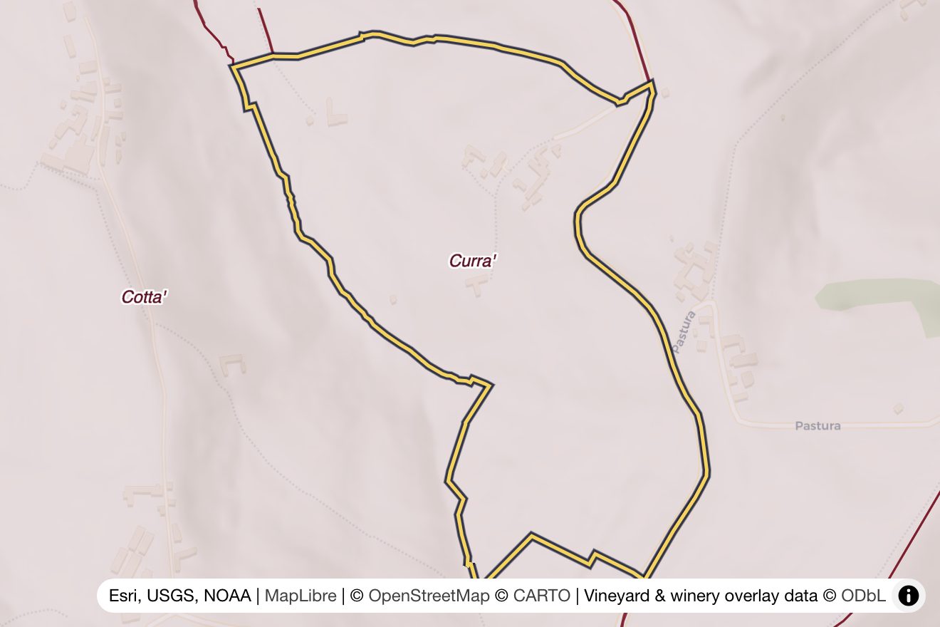 Map of Currà