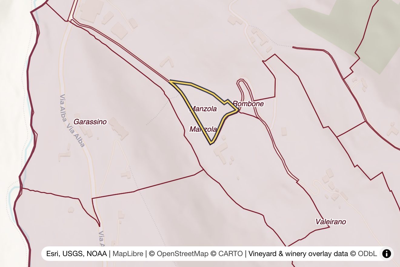 Map of Manzola