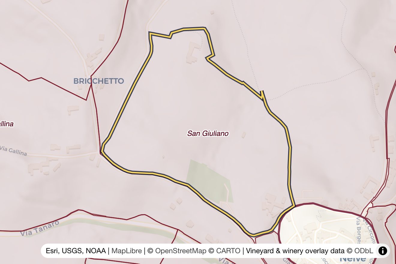 Map of San Giuliano