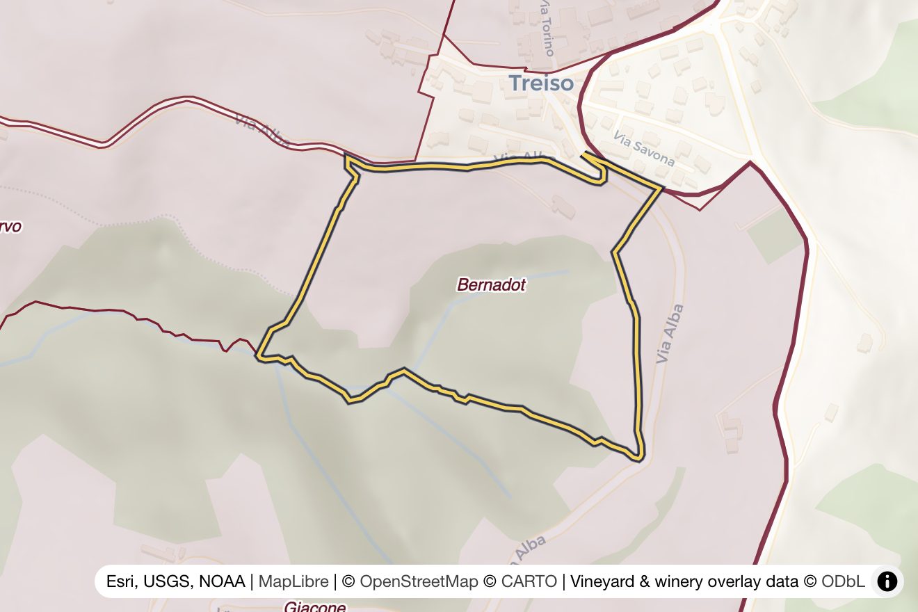 Map of Bernardot