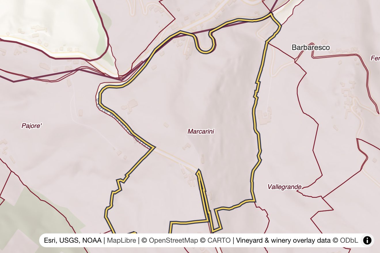 Map of Marcarini