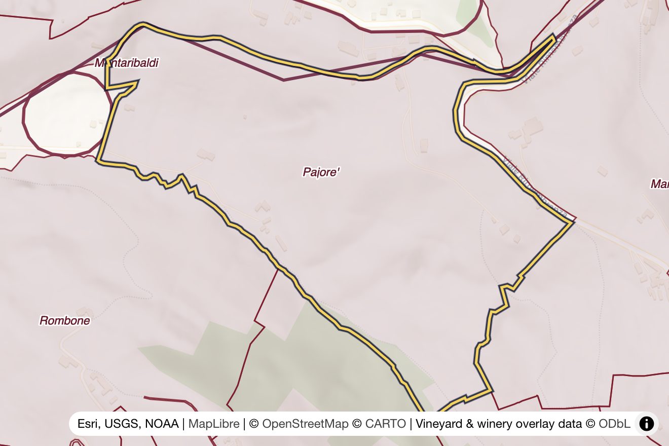 Map of Pajorè