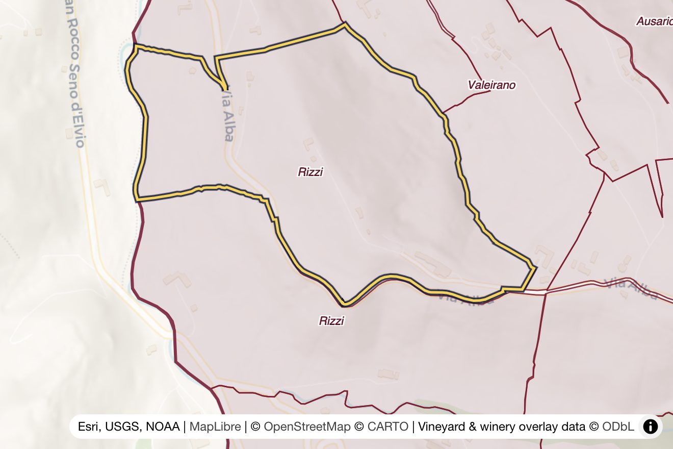 Map of Rizzi
