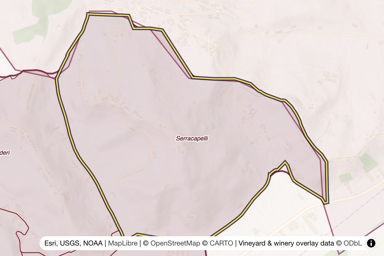 Map of Serracapelli