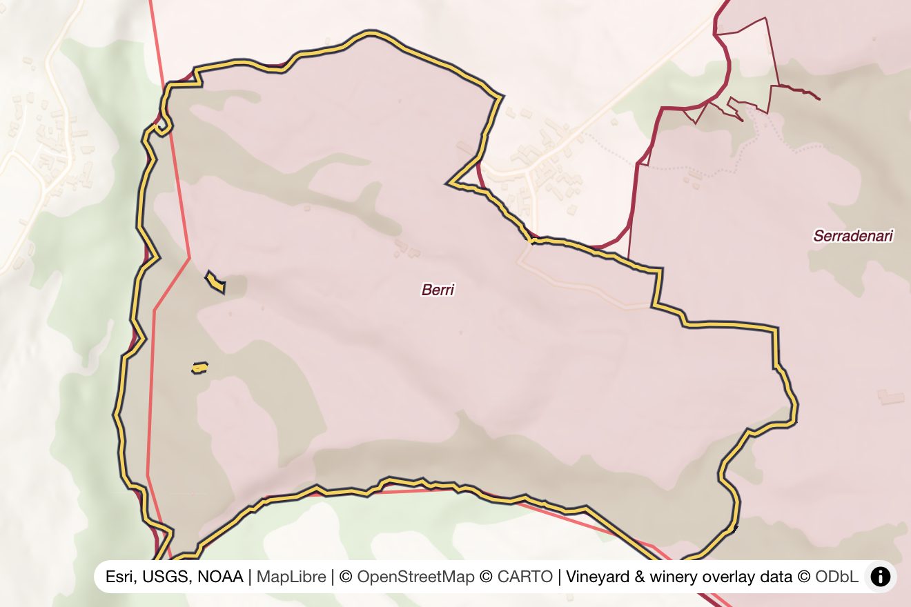 Map of Berri