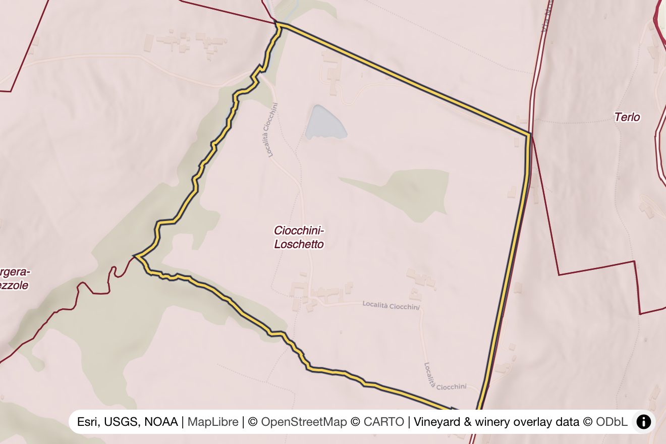 Map of Ciocchini-Loschetto