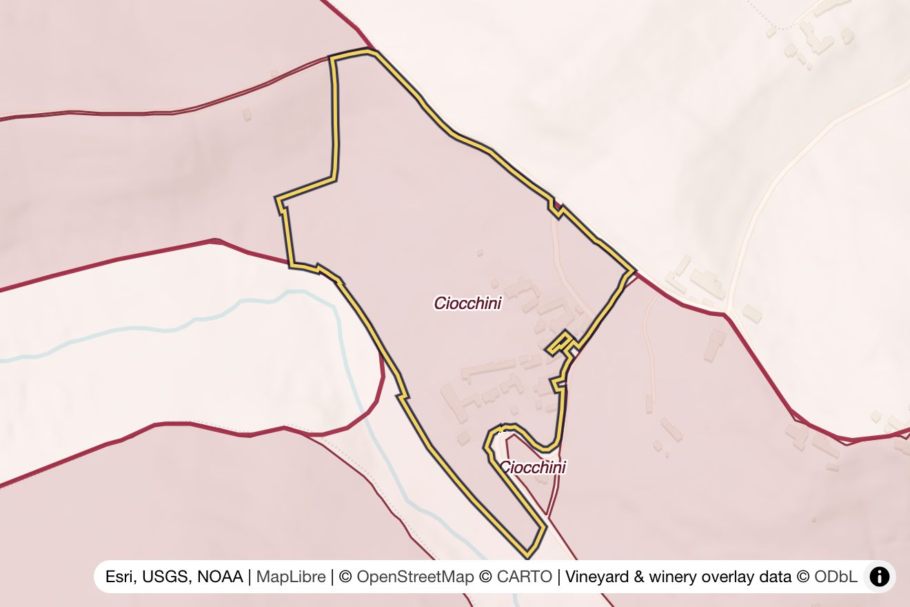 Map of Ciocchini