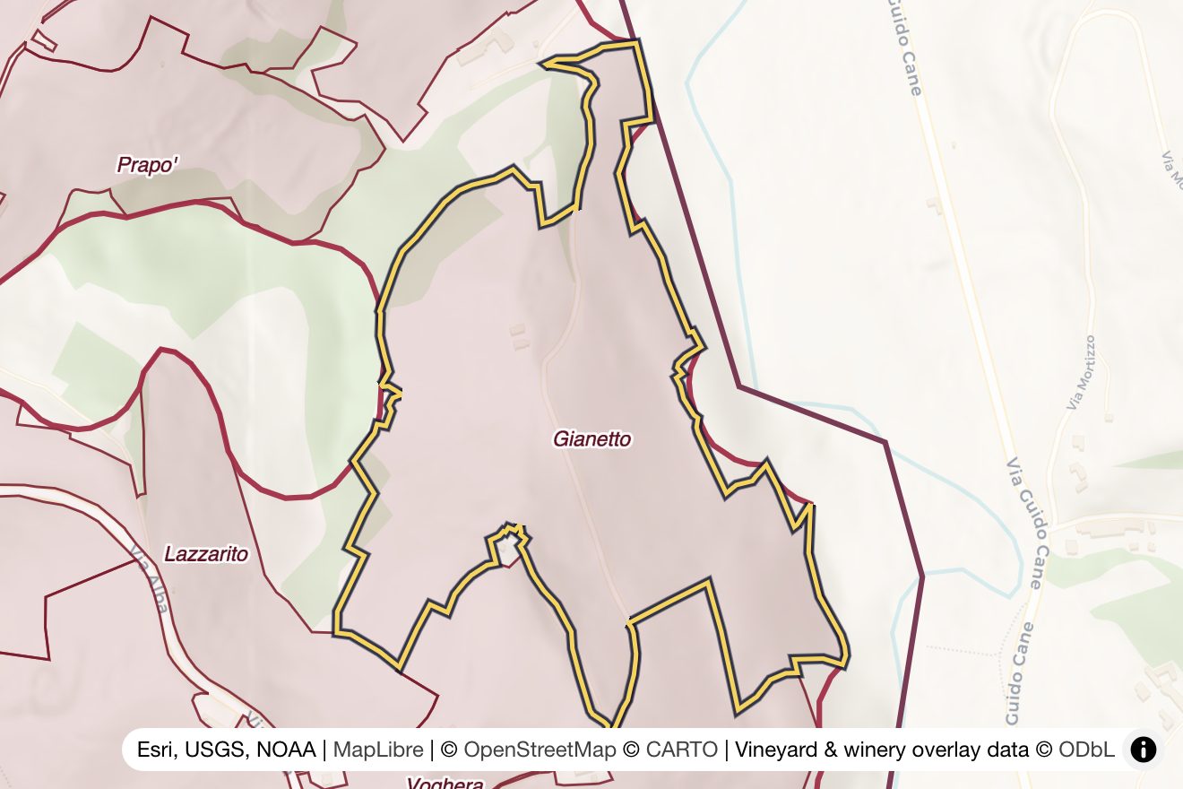 Map of Gianetto