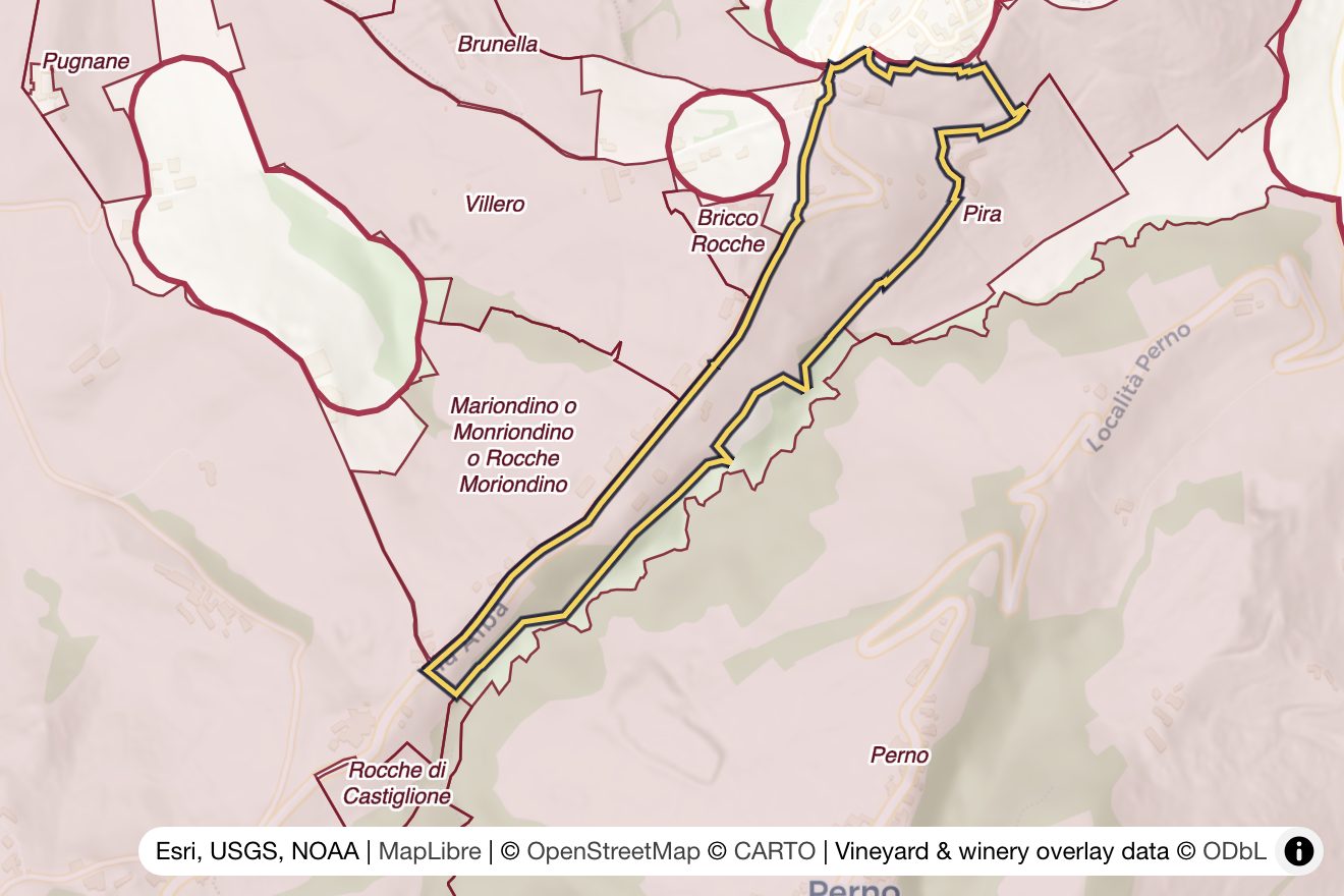 Map of Rocche di Castiglione