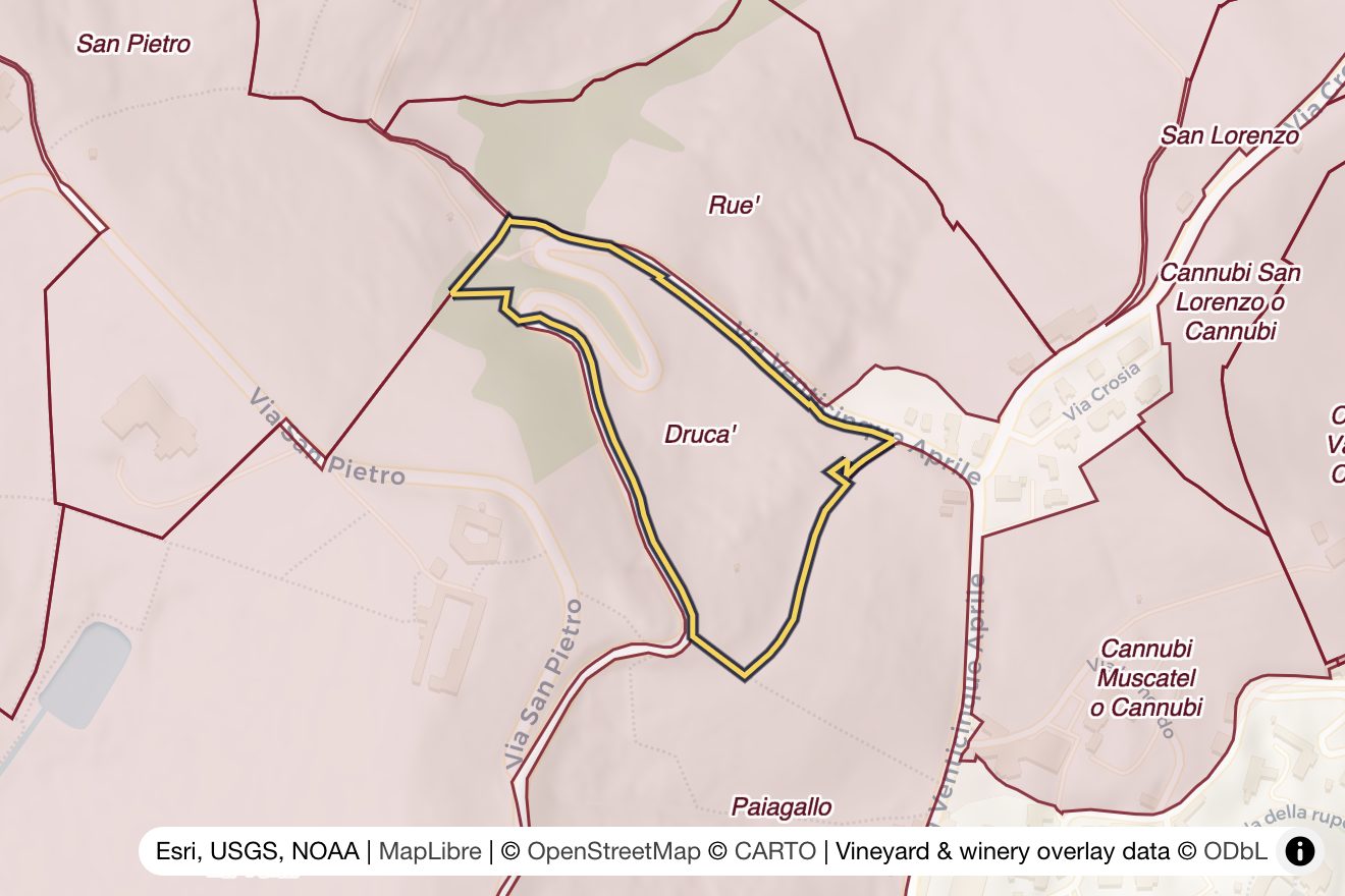 Map of Drucà