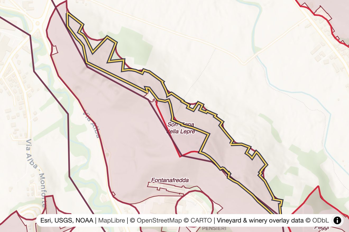 Map of Gallaretto