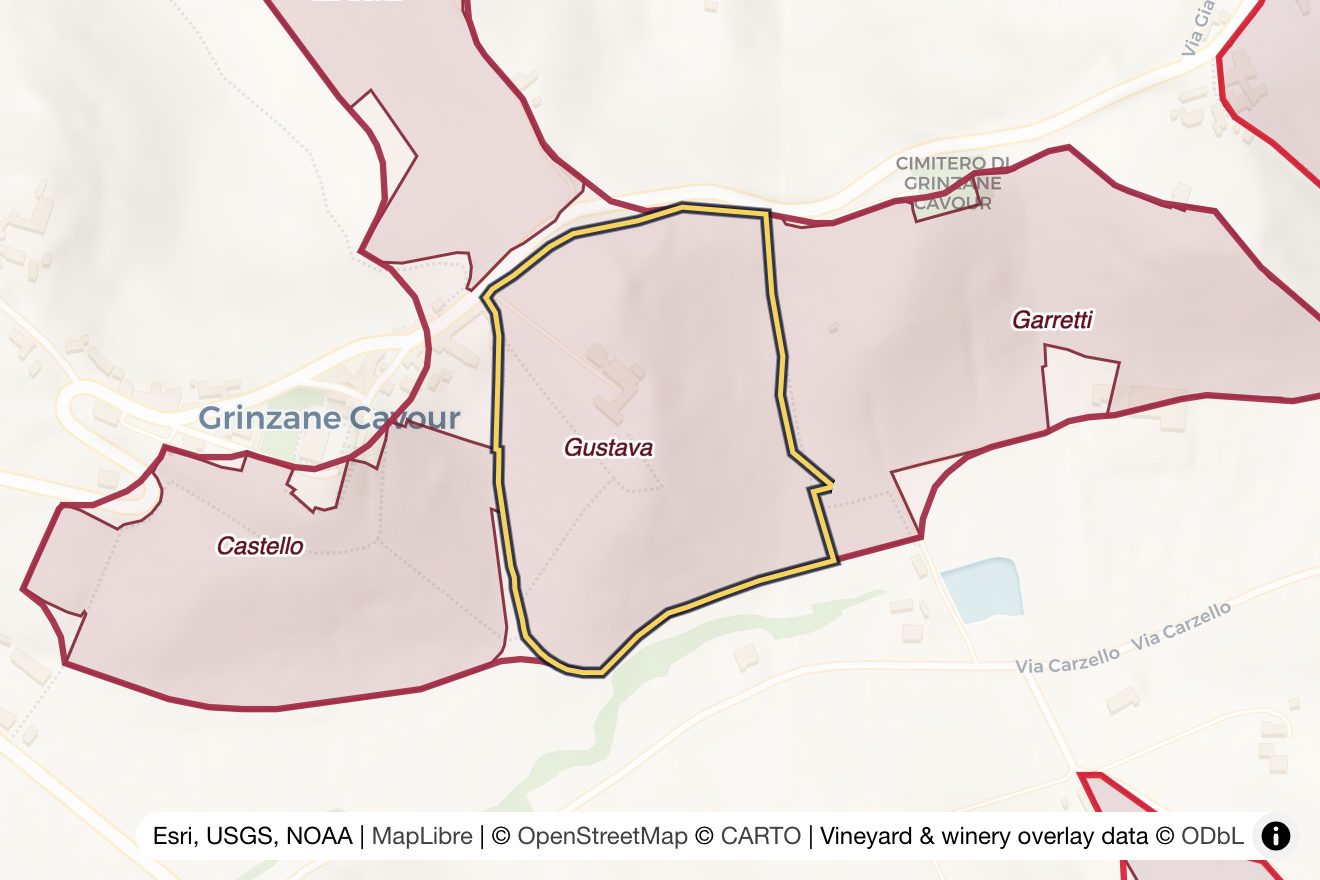 Map of Gustava