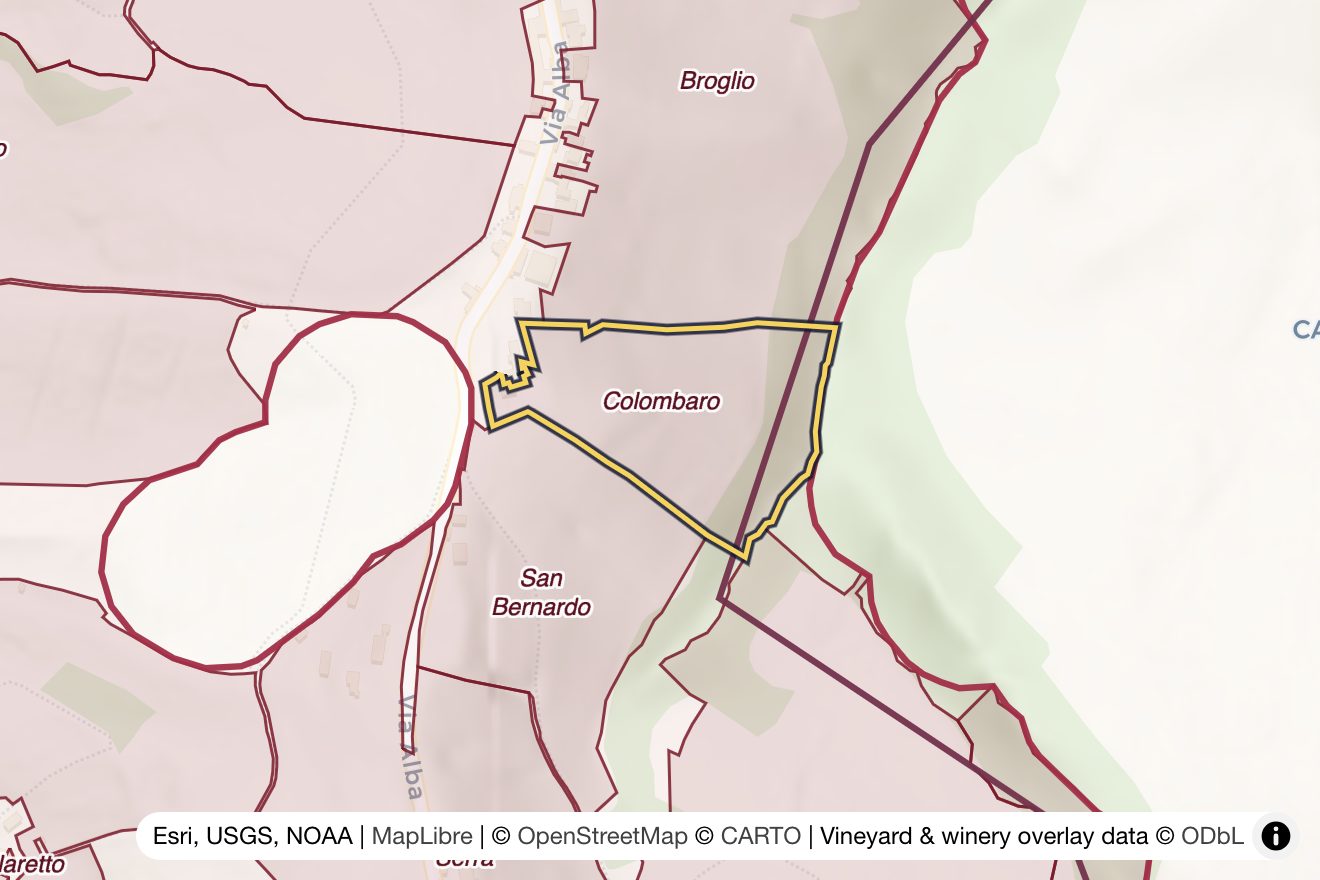 Map of Colombaro