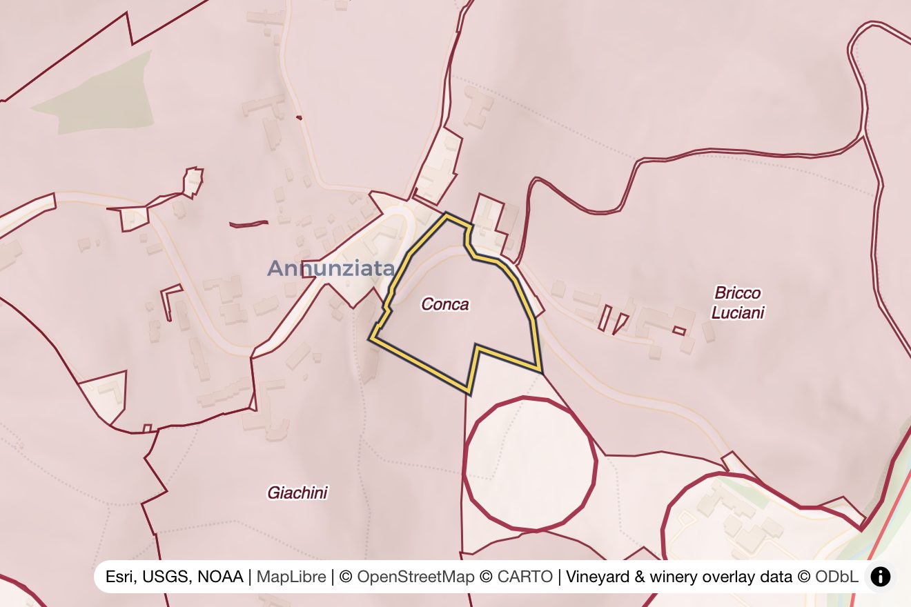Map of Conca
