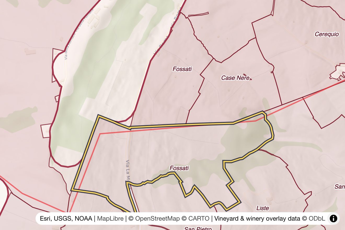 Map of Fossati