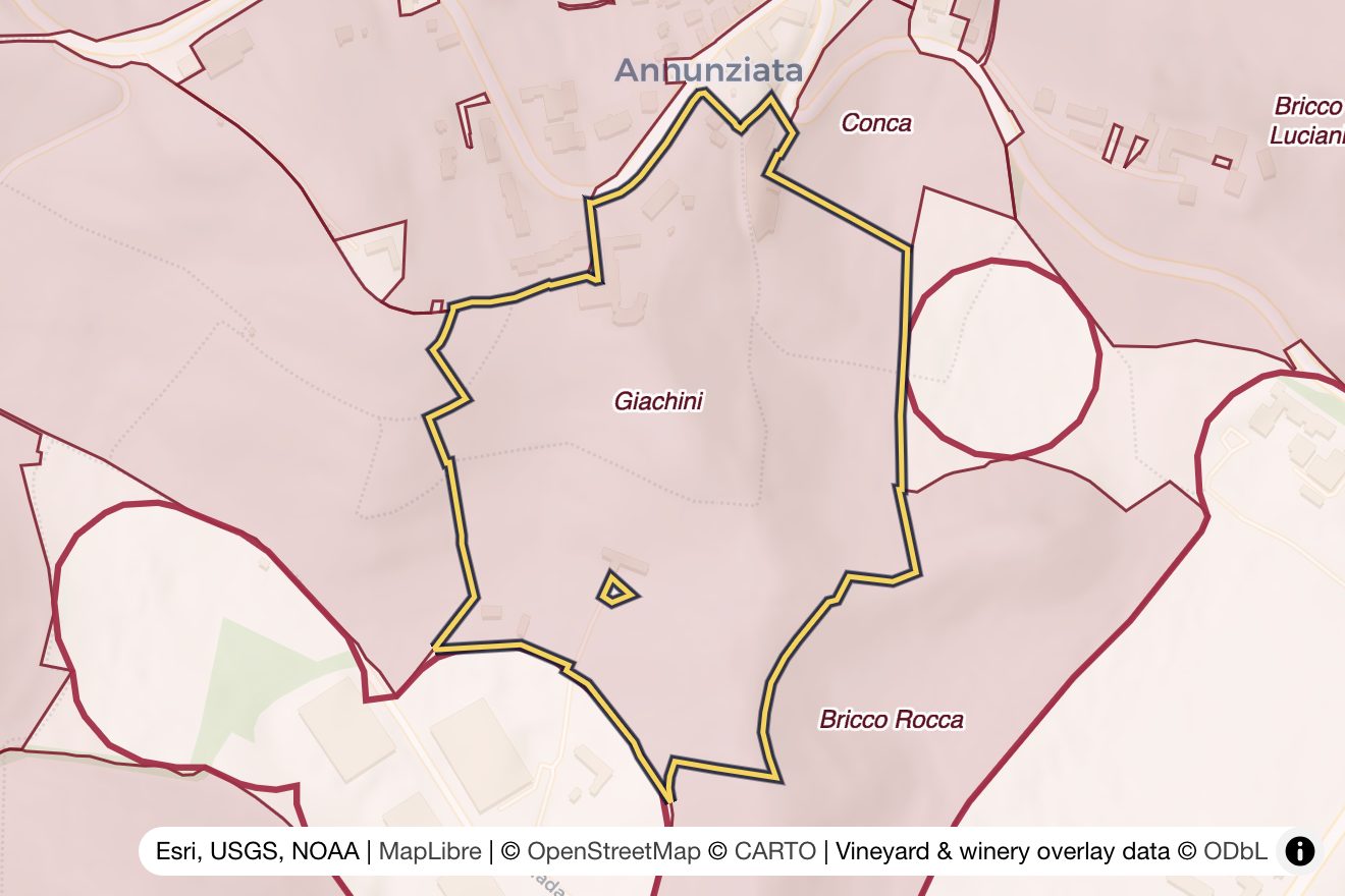 Map of Giachini