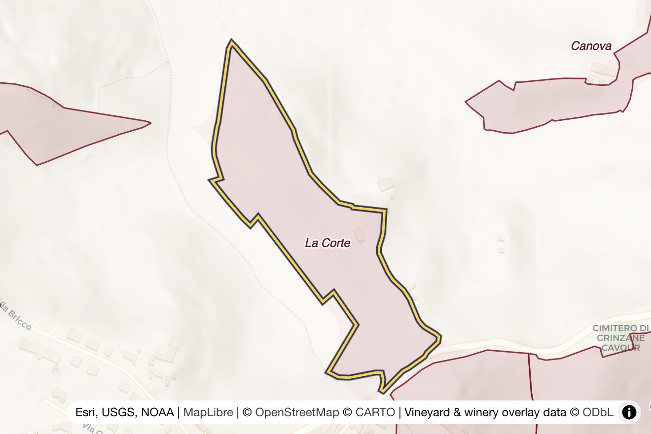 Map of La Corte