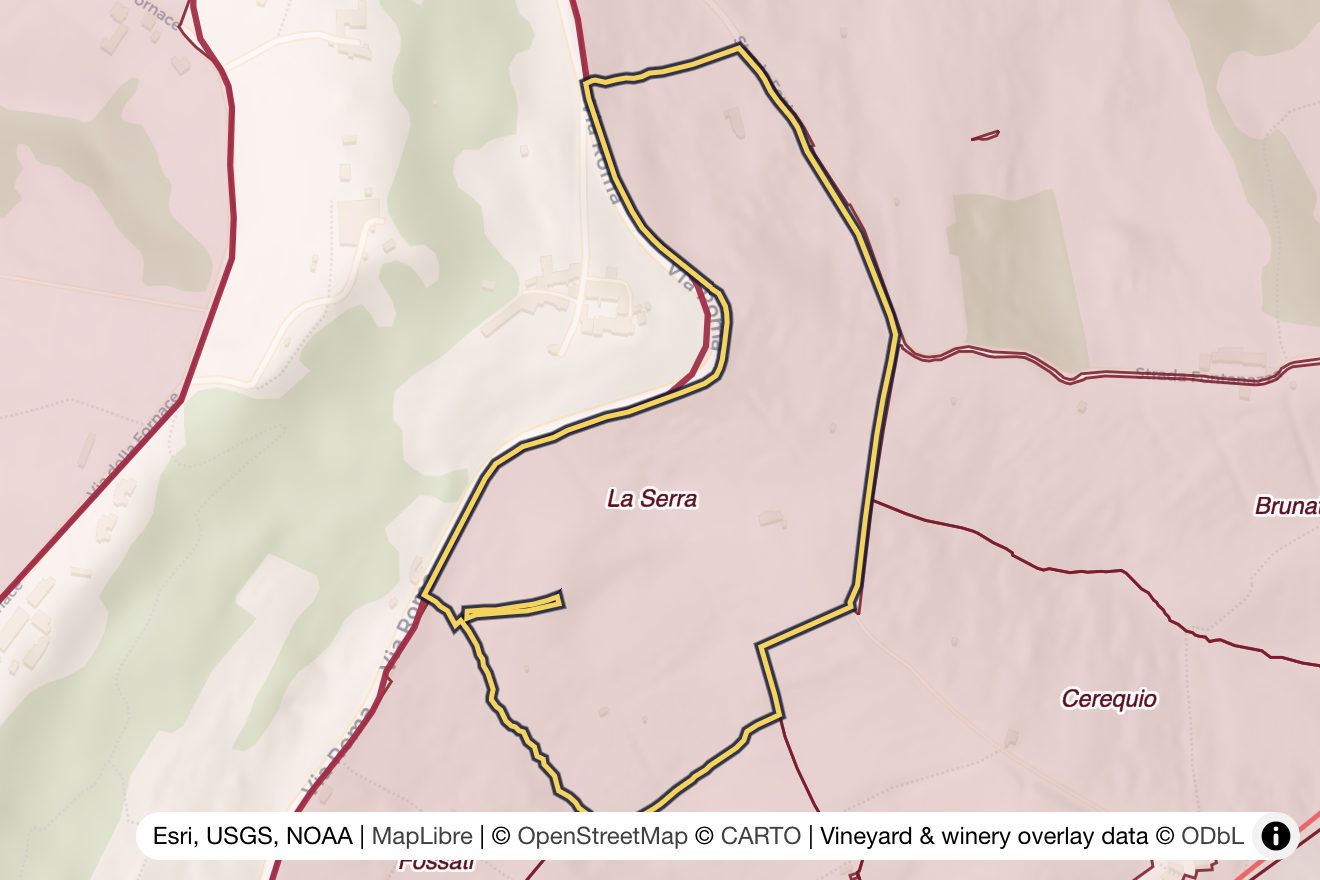 Map of La Serra