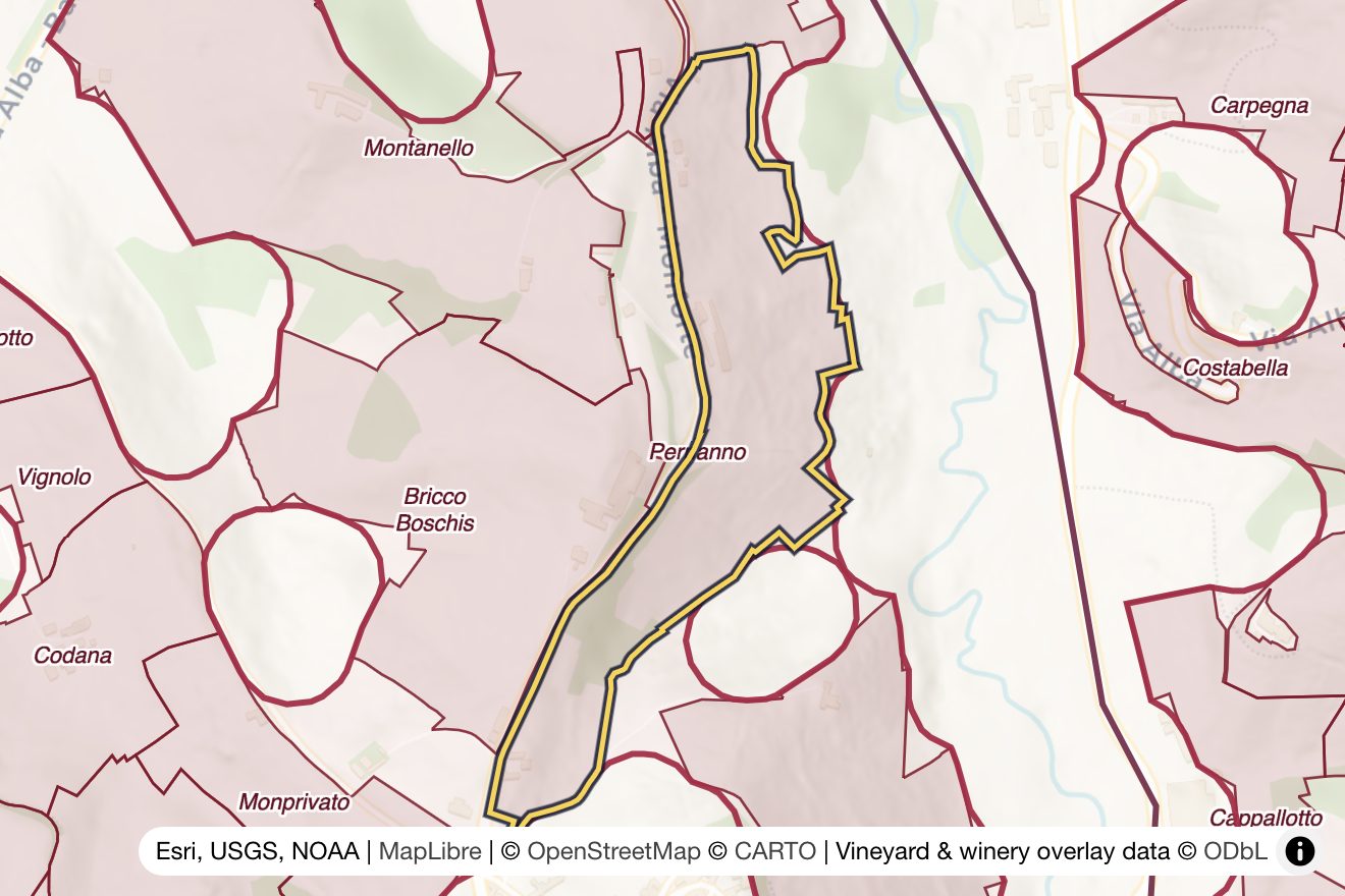 Map of Pernanno