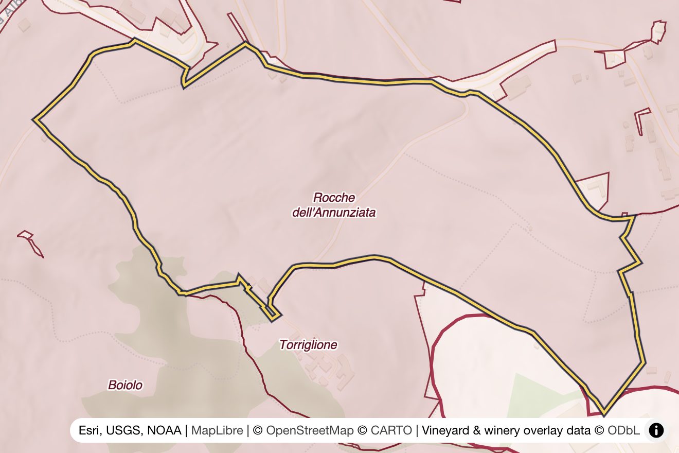 Map of Rocche dell