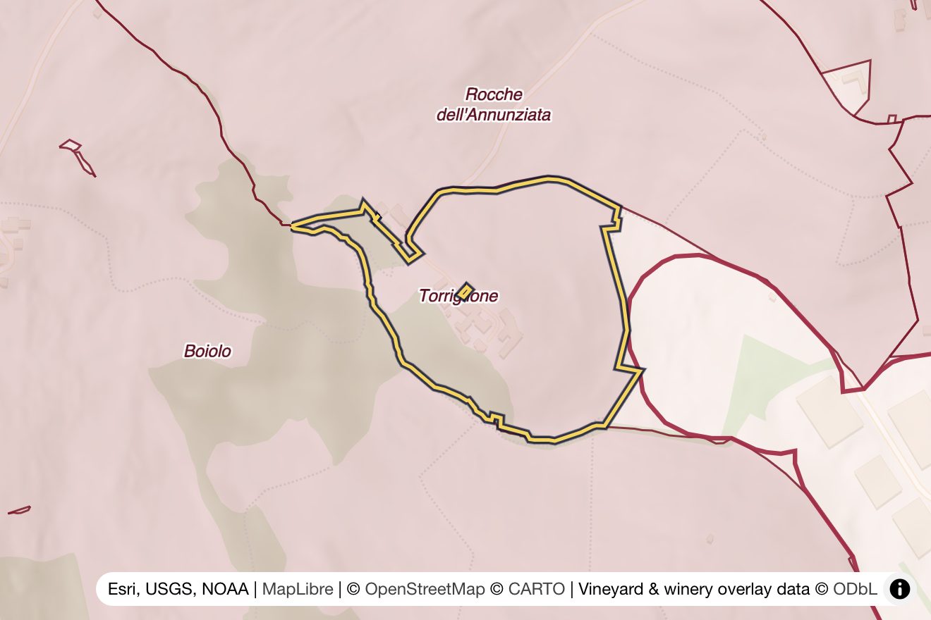Map of Torriglione