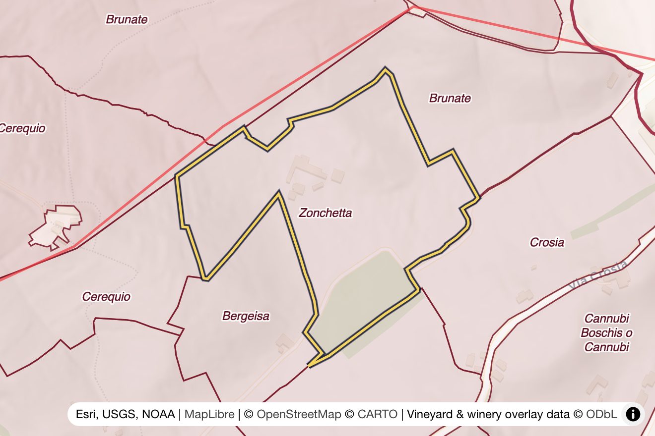 Map of Zonchetta