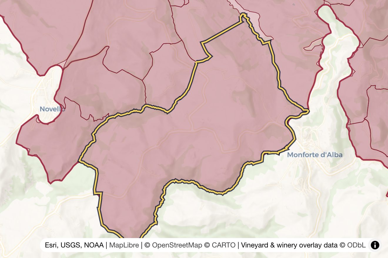 Map of Bricco San Pietro