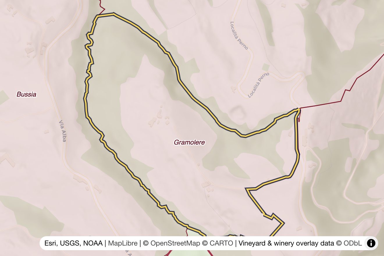 Map of Gramolere
