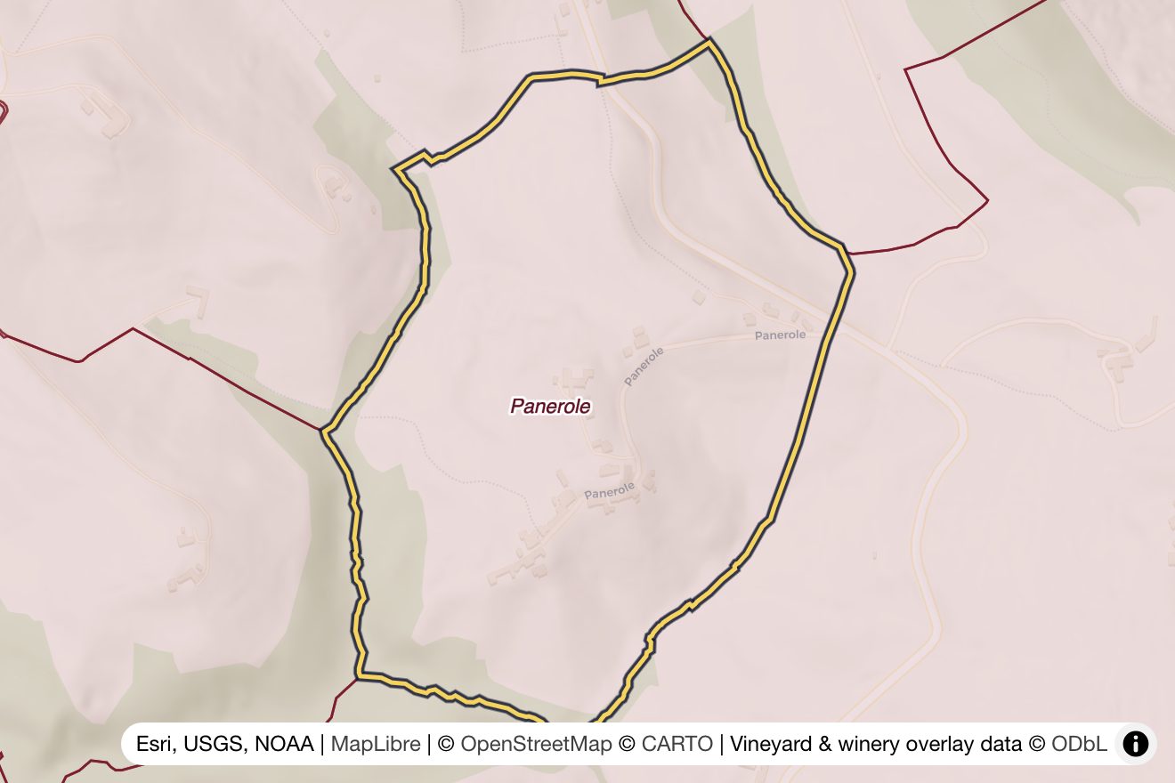 Map of Panerole