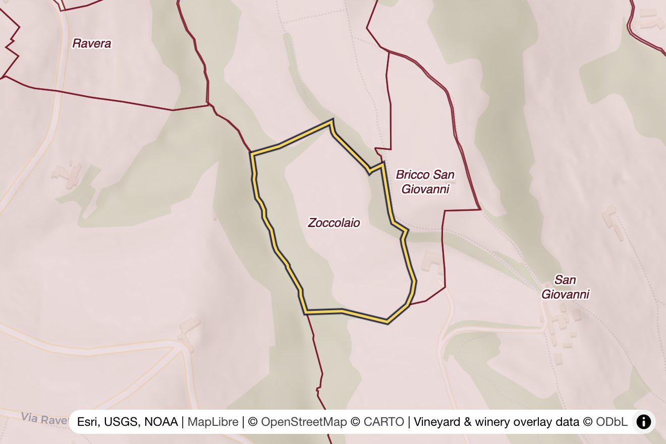 Map of Zoccolaio