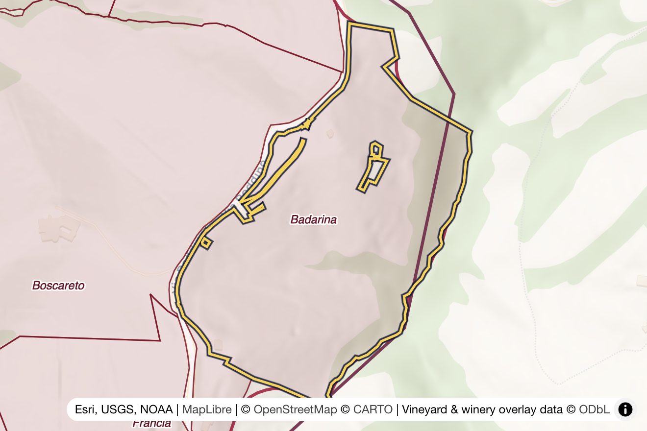 Map of Badarina