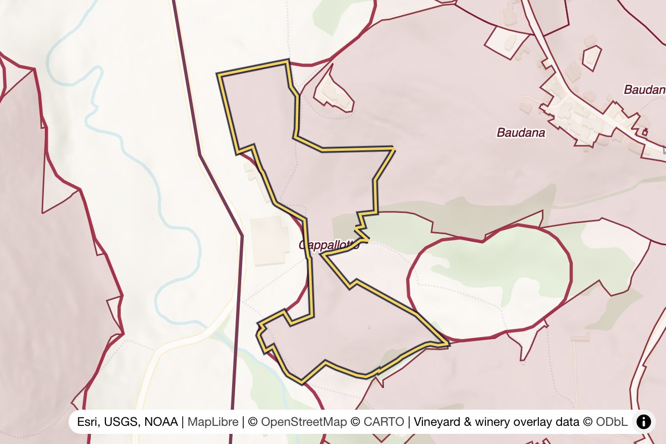 Map of Cappallotto