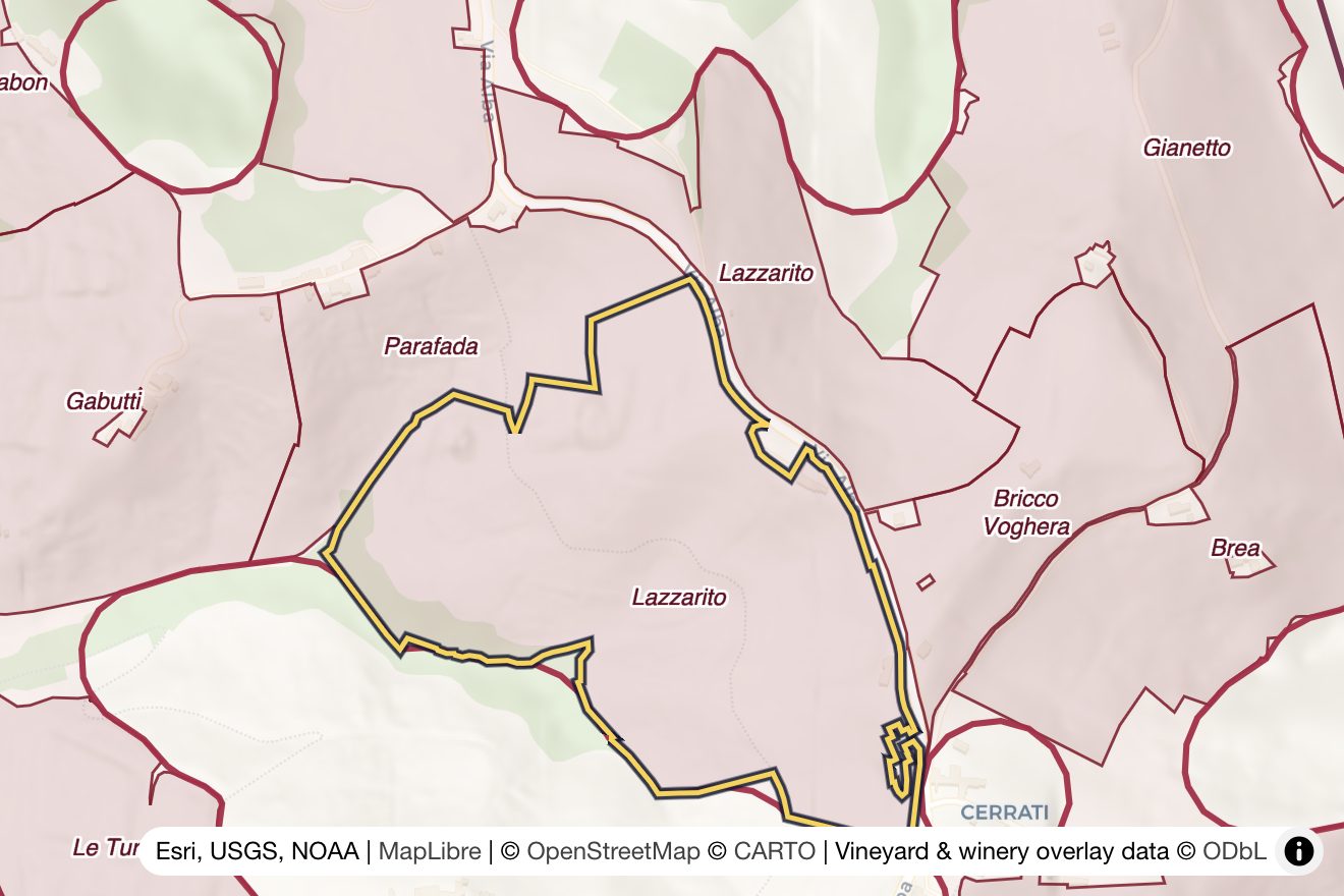 Map of Lazzarito