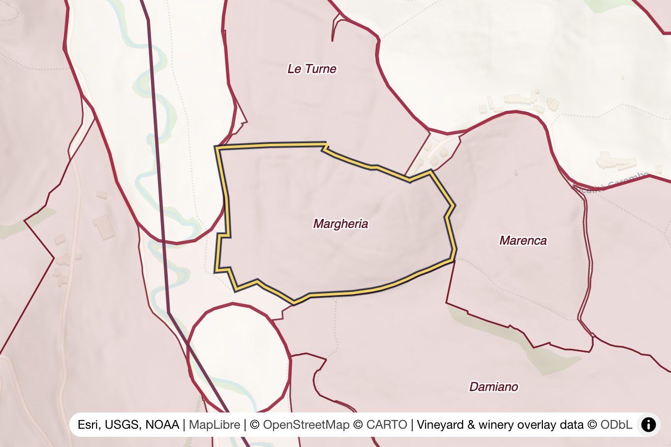 Map of Margheria