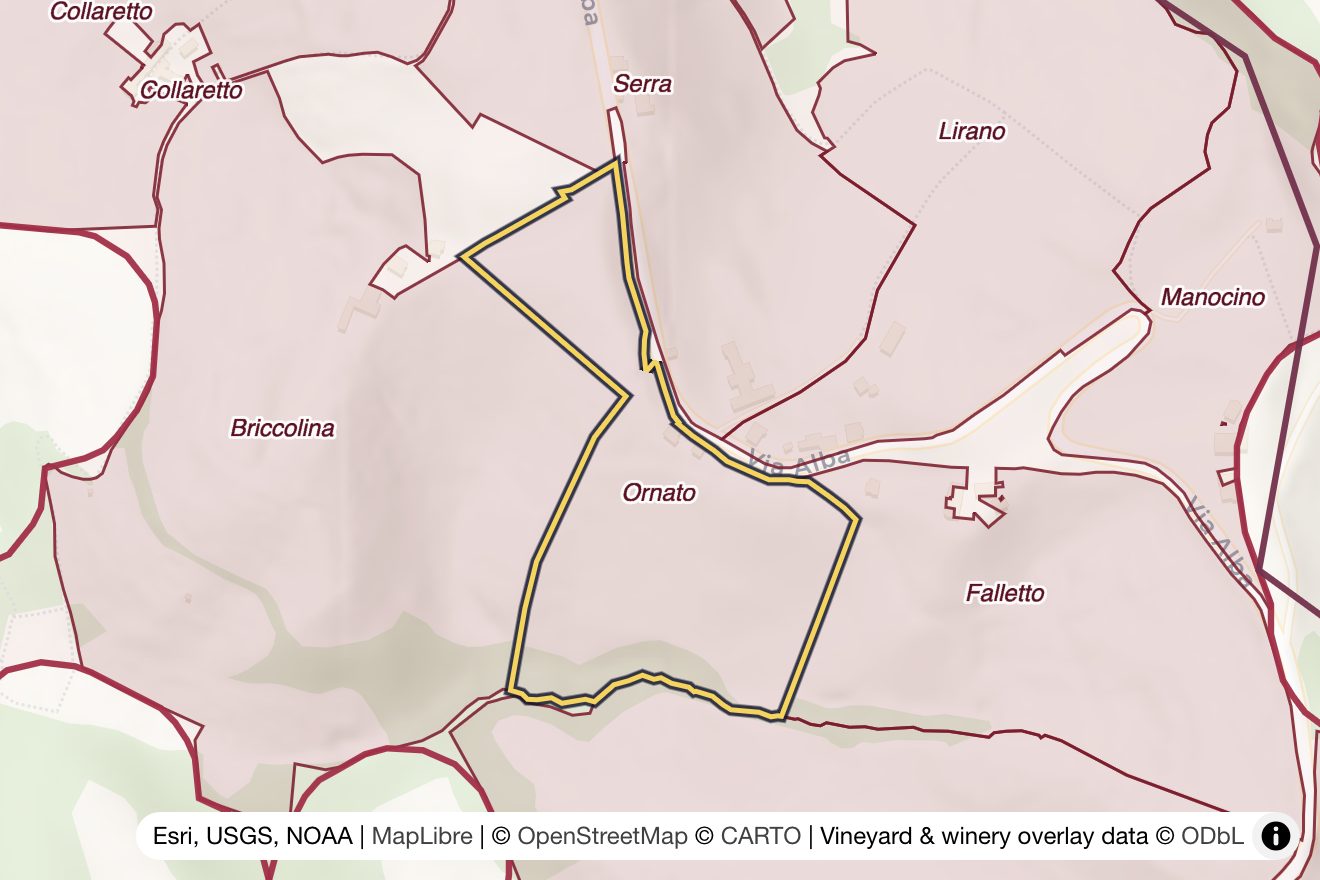 Map of Ornato