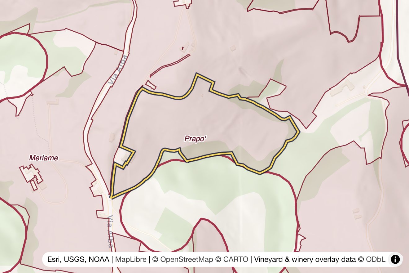 Map of Prapò