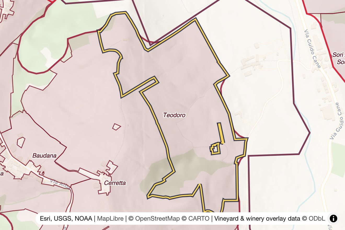 Map of Teodoro
