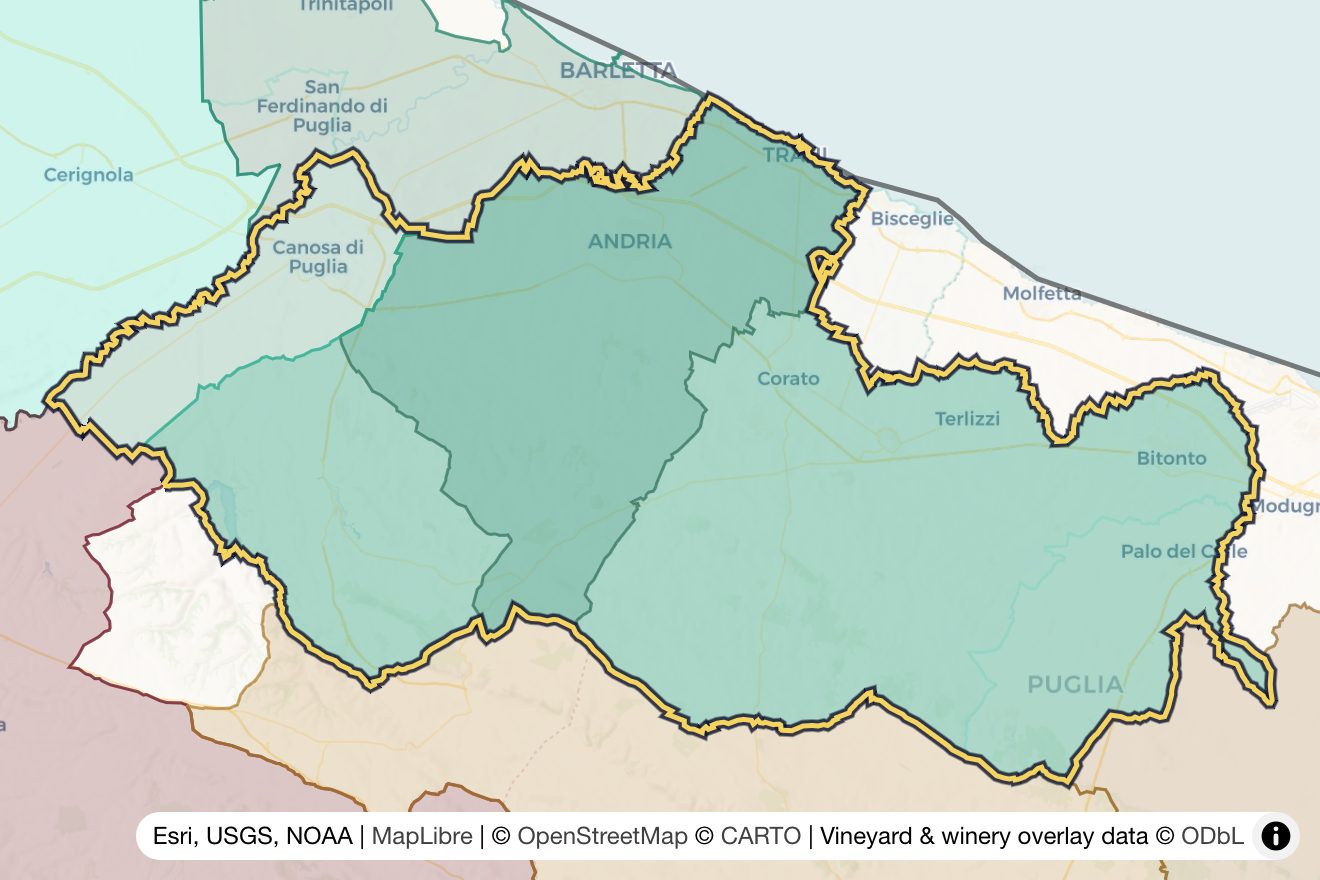 Map of Castel del Monte