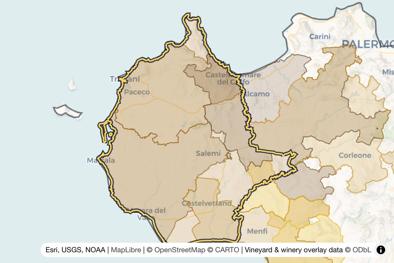 Map of Marsala