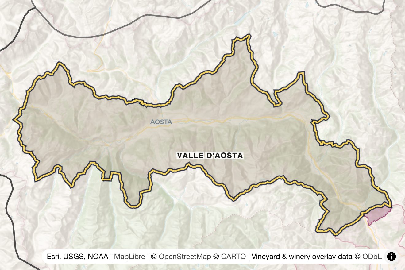 Map of Valle d