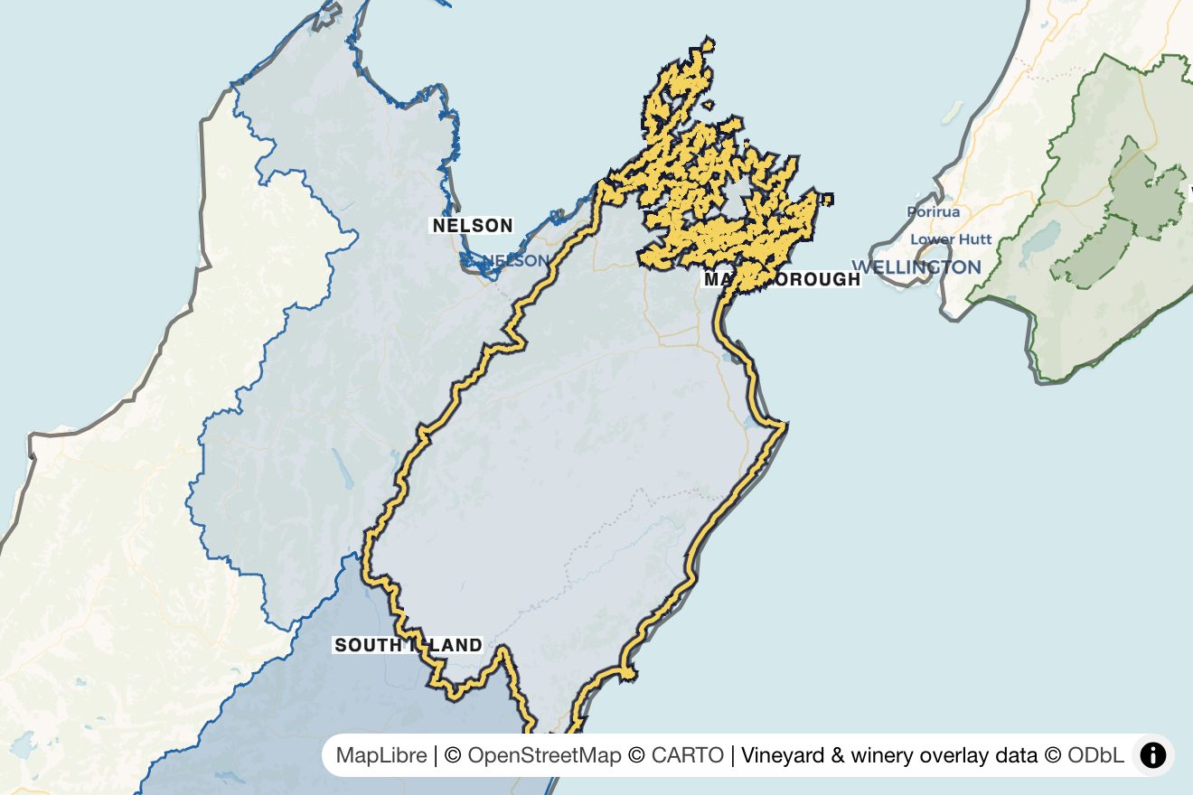 Map of Marlborough