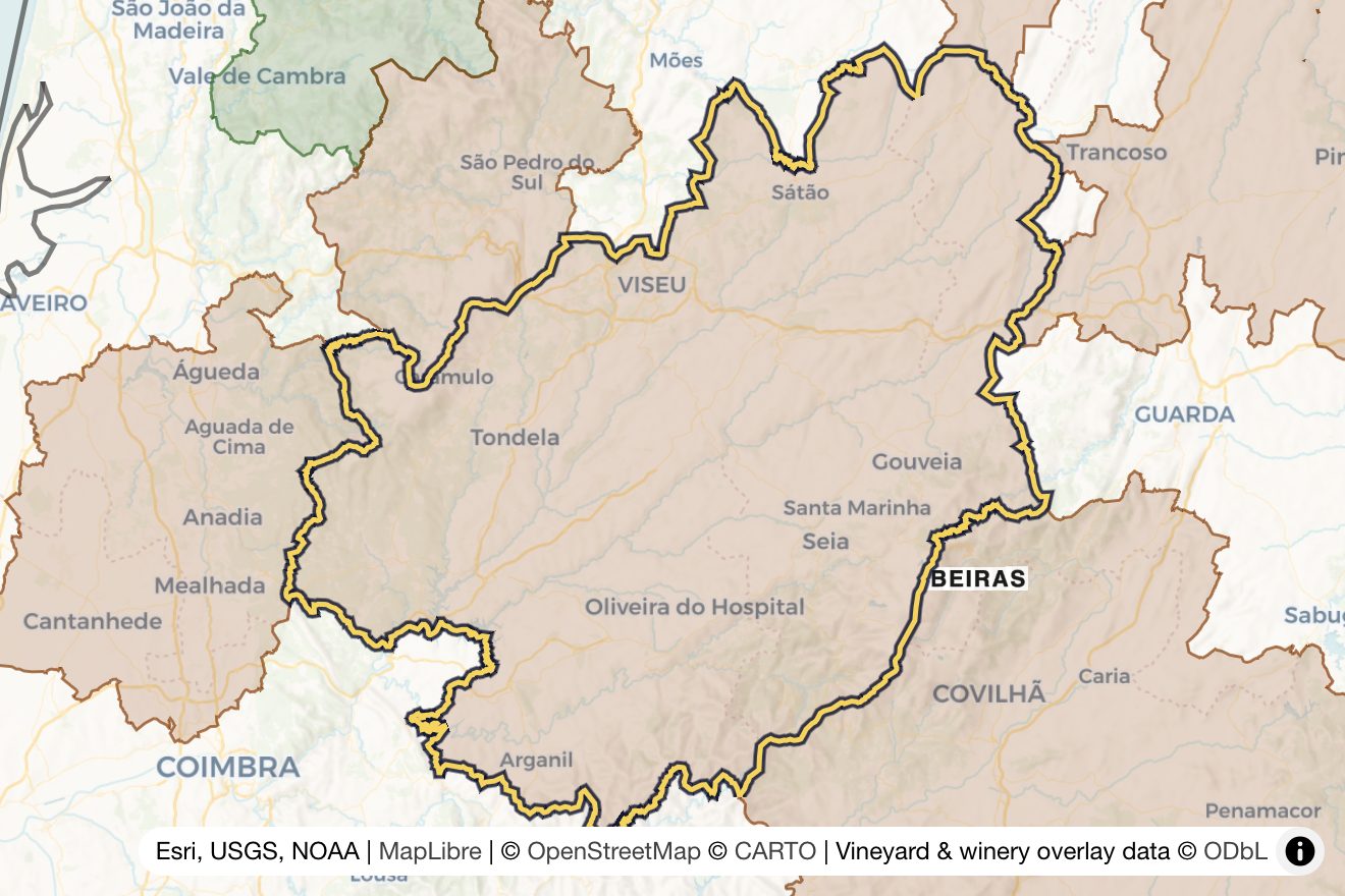 Map of Dão