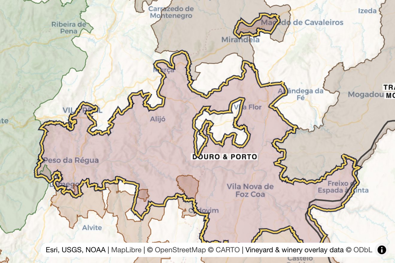 Map of Douro