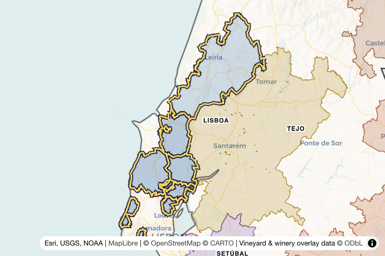 Map of Lisboa