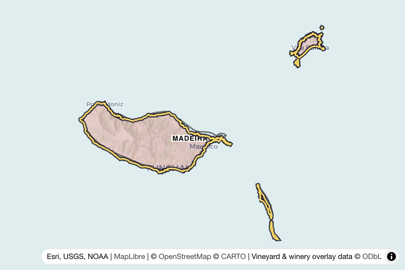 Map of Madeira